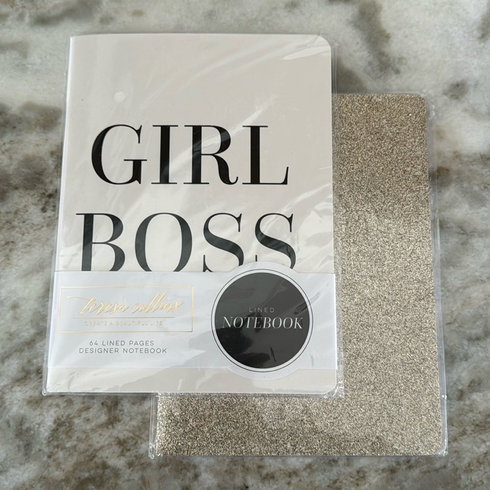 Teresa Collins notebook and planner